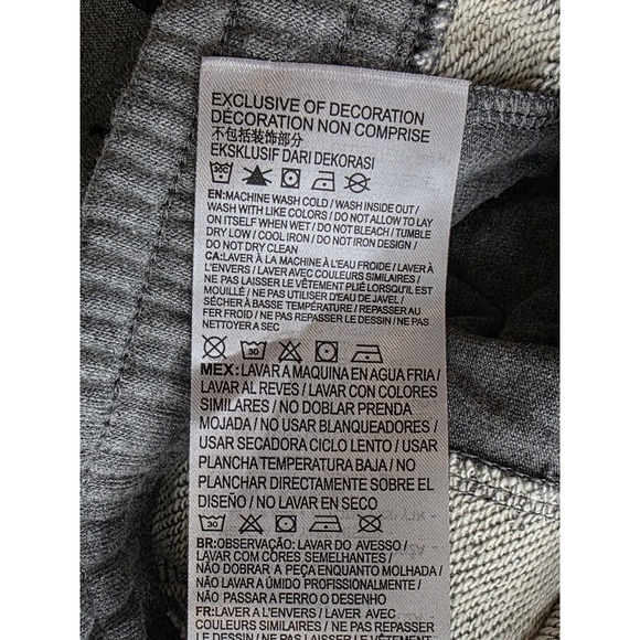 Jordan X Paris Saint-Germain 95B469-GEH Boy's Gray Fleece Sweatpants. NWT.Size M - Picture 4 of 8